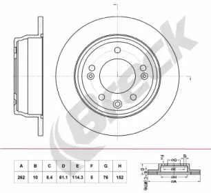 BRECK BR 060 SA100